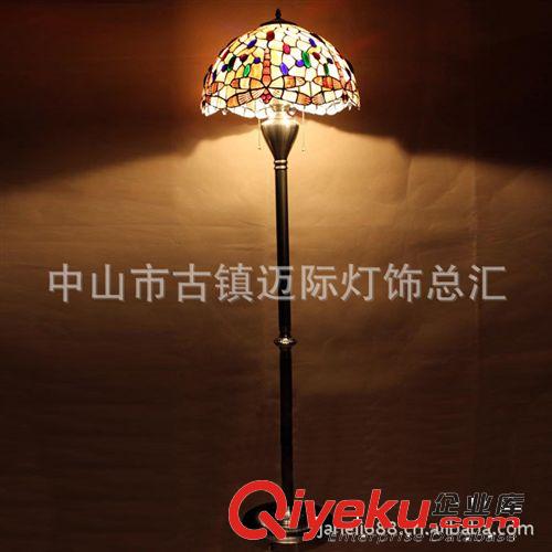 供應(yīng)歐式仿古tr貝殼蒂凡尼落地?zé)?家居工程酒店裝飾照明落地?zé)粼紙D片3