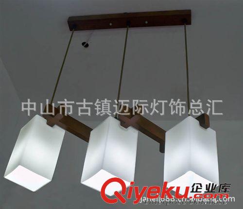 供應(yīng)吊燈 實木吊燈 中式餐廳吊燈 木藝吊燈 中式吊燈 玻璃吊燈原始圖片2