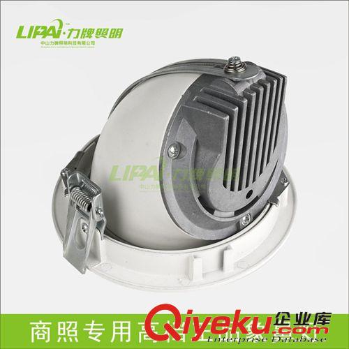 LED照明燈節(jié)能象鼻燈10W20W30WCOB射燈嵌入式開孔125MM145MM射燈