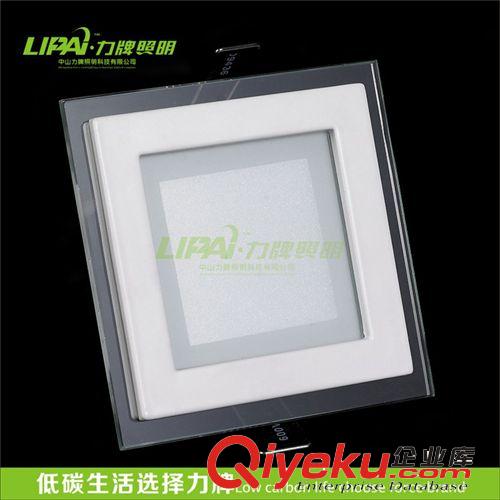 方形LED超薄款6W玻璃筒燈開孔75MM85-265V電壓可定做調(diào)光