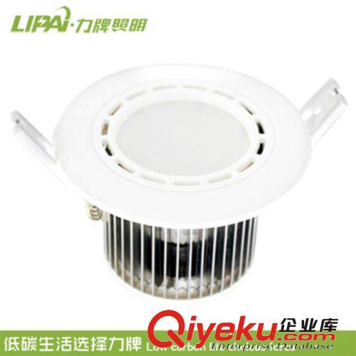 新品LED乳白款筒燈gd射燈3W7W15W24W36W鰭片散熱LED射燈批發
