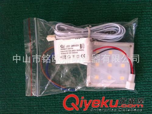 供應(yīng)LED方形櫥柜燈/1.8W LED貼片柜內(nèi)方燈 220V燈原始圖片3