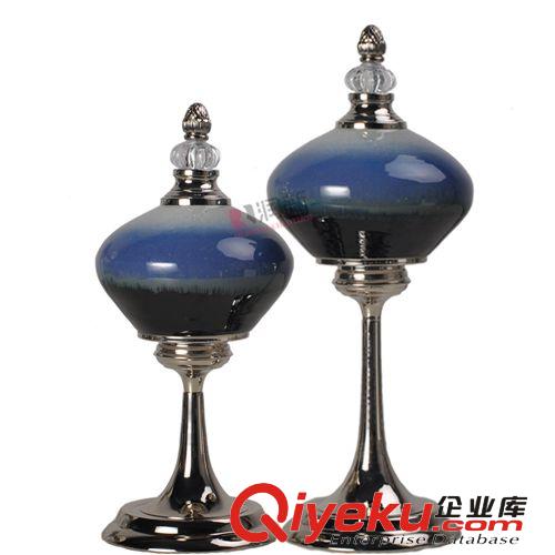 廠家直銷批發歐式簡約gd大氣陶瓷工藝擺件套裝樣板間裝飾RD1015原始圖片3