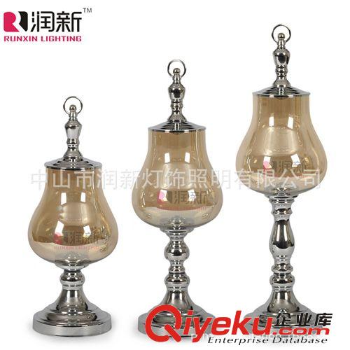 歐式后現代 玻璃家居飾品 擺件 新古典花瓶 燭臺 果盤MS1459系列