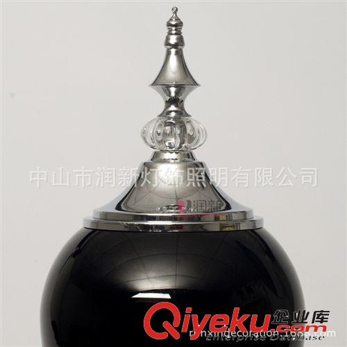 批發簡歐現代玻璃家居飾品燭臺擺件臺燈套裝樣板間 MS2052系列原始圖片3