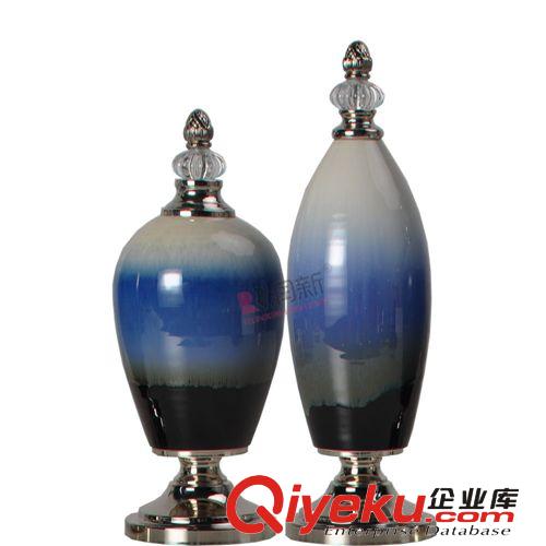 廠家直銷批發(fā)歐式簡約gd大氣別墅餐桌燭臺(tái)擺設(shè)樣板房裝飾RZ1017原始圖片3