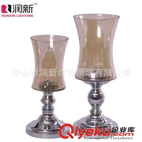 歐式后現(xiàn)代 玻璃家居飾品 擺件 新古典花瓶 燭臺 果盤MS1676系列原始圖片2