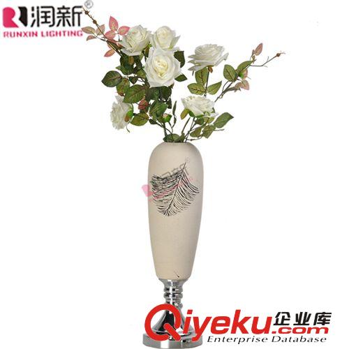 簡約現代陶瓷工藝家居裝飾花瓶 花器 客廳樣板間gd花插RV1004原始圖片2