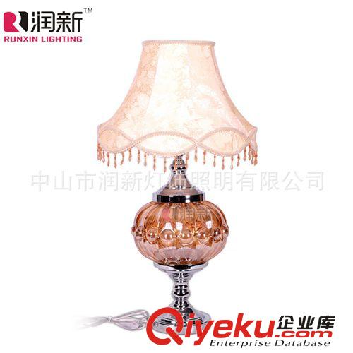 廠家批發 gd干邑色玻璃家居飾品 新古典樣板房擺件 MZ1801系列原始圖片2