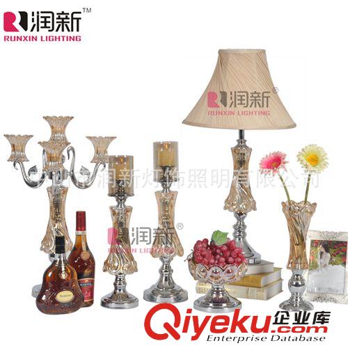 【潤新米洛】現代gd玻璃工藝品擺件 花插 MZ1880系列