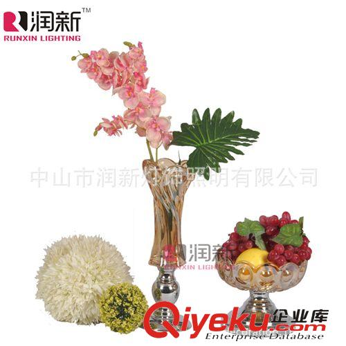 【潤新米洛】現(xiàn)代gd玻璃工藝品擺件 花插 MZ1880系列原始圖片2