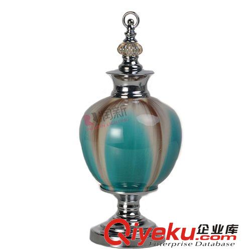 歐式后現(xiàn)代彩色陶瓷工藝家居飾品大氣gd擺件套裝家具飾品RD1000原始圖片3