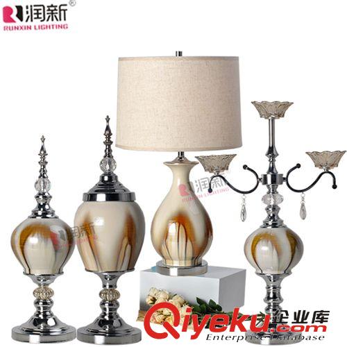 潤(rùn)新廠家直銷批發(fā)歐式簡(jiǎn)約gd大氣燭臺(tái)擺設(shè)樣板間軟裝飾品RZ1025原始圖片3