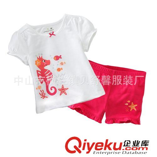 2014春款新款童裝批發(fā)|品牌兒童套裝|外貿(mào)原單童裝|短袖T恤純棉