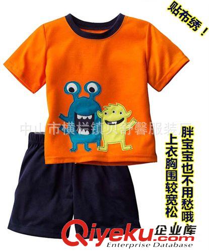 2014春款新款童裝批發(fā)|品牌兒童套裝|外貿(mào)原單童裝|短袖T恤純棉