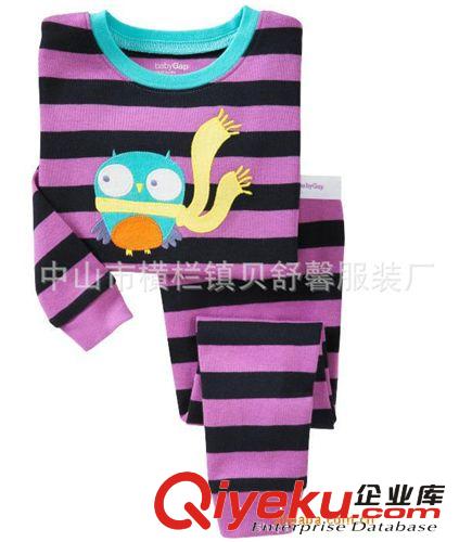 2013新款春夏童套裝 純棉中小童家居服兒童 外貿gap童裝家居服022原始圖片2