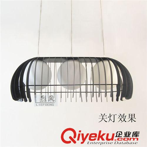 【烈風】現代簡約鐵藝鳥籠燈吊燈鳥巢燈具燈飾餐廳燈L1010-3