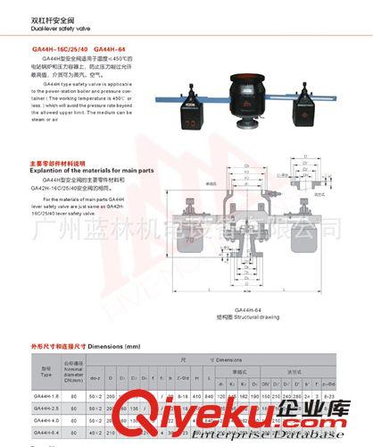 AY42H安全溢流閥  YA802Y安全閥