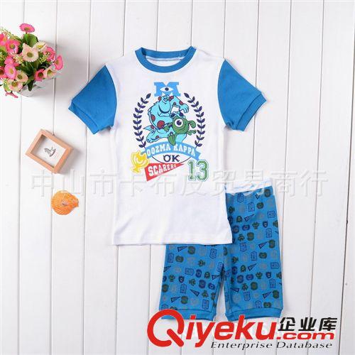 disney迪士尼中小男童短袖套裝/純棉GAP家居服 外貿(mào)品牌工廠直銷
