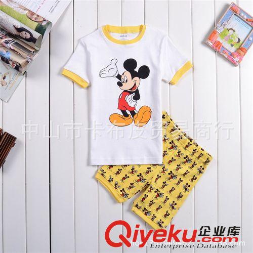 熱銷歐美迪士尼卡通米奇兒童家居服套裝/babygap外貿品牌廠家直銷