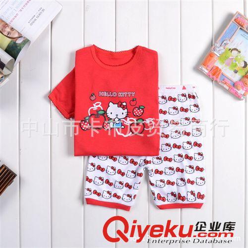 新款歐美短袖disney迪士尼女童套裝 babygap家居服全棉廠家直銷