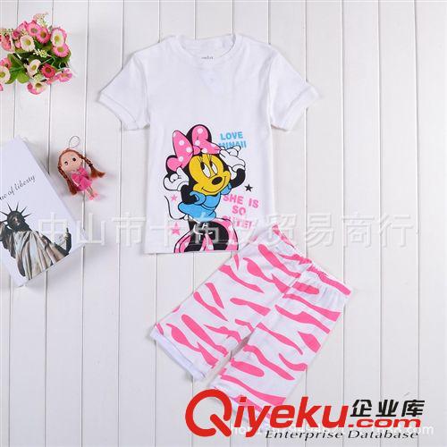 歐美卡通disney米奇男兒童短袖家居套裝/babygap家居服 廠家直銷