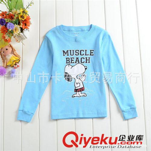 2013秋冬童裝新款 卡通snoopy 迪斯尼長(zhǎng)袖童T恤 DISNEY打底衫