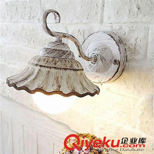 簡約田園陶瓷壁燈 時尚溫馨臥室床頭壁燈 過道壁燈鏡前燈餐廳燈具