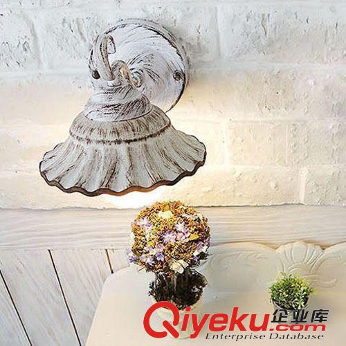 簡約田園陶瓷壁燈 時尚溫馨臥室床頭壁燈 過道壁燈鏡前燈餐廳燈具原始圖片2