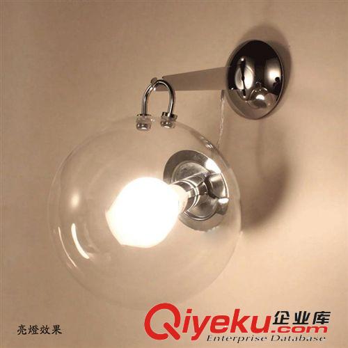 現代時尚燈飾 簡約玻璃壁燈 過道陽臺燈具客廳臥室餐廳燈樓梯壁燈原始圖片3