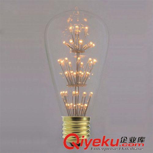 新品 E27燈頭LED節能燈3W，Loft愛迪生燈泡 廠家直銷批發藝術燈泡