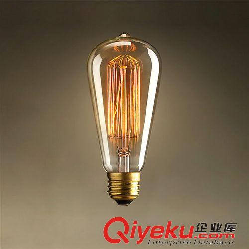 E27蠶絲繞絲燈泡 經典鎢絲燈泡 愛迪生古典燈泡 美式復古懷舊燈泡