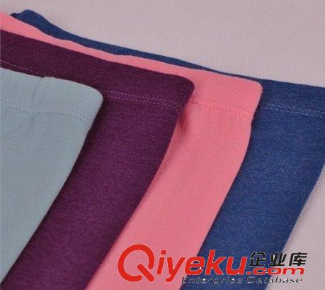 cottontimes女士基礎(chǔ)常規(guī)內(nèi)衣套裝秋衣秋褲純色紗薄款大圓U領(lǐng)原始圖片3