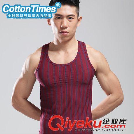 2014新品男士工字運(yùn)動(dòng)跨欄背心 圓領(lǐng)超細(xì)冰絲透氣網(wǎng)紗小背心原始圖片3
