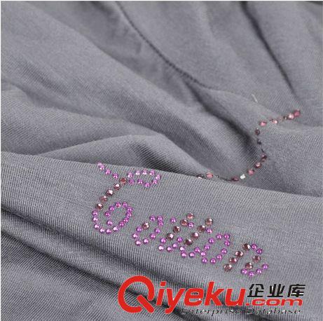 春秋款女士基礎(chǔ)內(nèi)衣 堆堆領(lǐng)秋衣秋褲莫代爾修身燙鉆高領(lǐng)超薄上衣原始圖片2