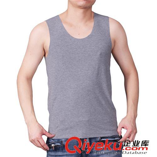 男士背心高級莫代爾無痕自由裁無痕背心修身無邊設(shè)計(jì) 寬邊無縫原始圖片2
