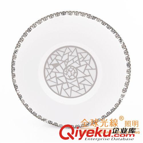 廠家批發 現代家居簡約 圓形LED不銹鋼邊客廳臥室吸頂燈 燈飾