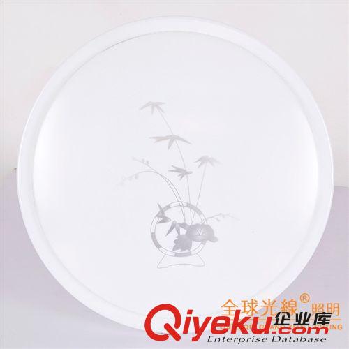 廠家批發 現代簡約圓形高邊荷葉客廳臥室陽臺 燈飾燈具LED吸頂燈原始圖片3