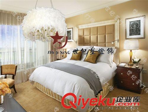 歐式羽毛燈 羽毛水晶吊燈 現(xiàn)代客廳燈 溫馨臥室燈9321原始圖片2