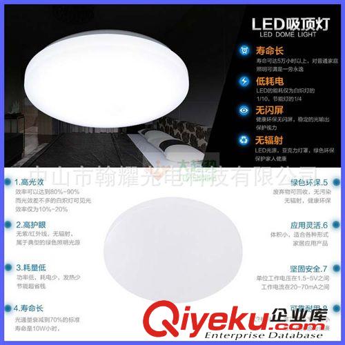 {zx1}款全白吸頂燈 現代簡約LED吸頂燈 低價優質全白吸頂燈批發原始圖片3