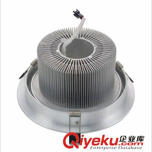 廠家供應LED天花燈外殼 平面21天花燈具氧化散熱器 led天花燈外殼原始圖片3