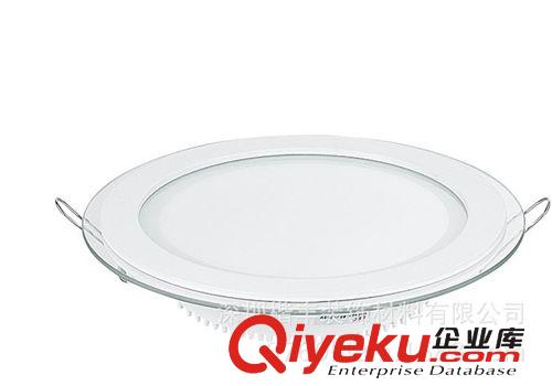 廠家供應LED玻璃面板燈外殼 5W圓形玻璃面板燈外殼 直徑尺寸100mm