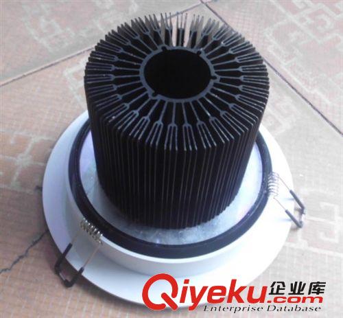 15*1w18*1w防炫光led天花燈外殼套件，配連體透鏡天花燈外殼配件原始圖片3