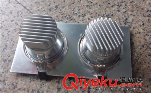 3w 5w 2.5寸方形筒燈套件，LED筒燈套件，方形多頭筒燈套件，外殼原始圖片2