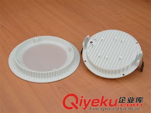 專業生產 壓鑄led平板燈外殼 背發光筒燈套件 超亮圓形燈配件 12W原始圖片2