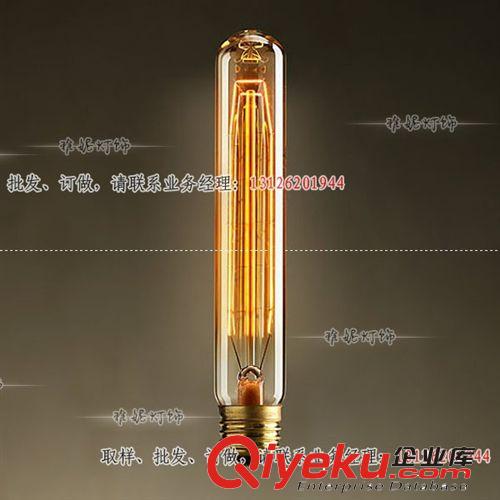 T45 愛迪生燈泡 E27復(fù)古光源藝術(shù)個性黃光 懷舊場景 裝飾球泡燈泡