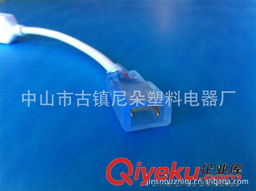 廠家批發(fā)220V高壓燈帶防水插頭線，可帶100米原始圖片2