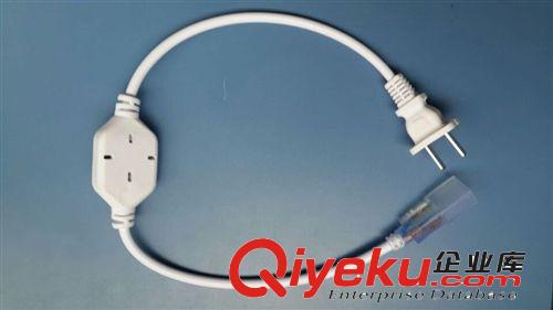 直銷批發(fā)LED3528/5050高壓燈帶燈條防水插頭配件 帶100米