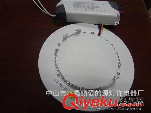 廠家直銷LED面板燈 圓形 方形6W 12W 15W 18W 側(cè)發(fā)光超薄筒燈原始圖片3