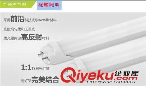 LED日光燈T8燈管90公分分體不含支架節(jié)能省電貼片室內(nèi)照明節(jié)能燈